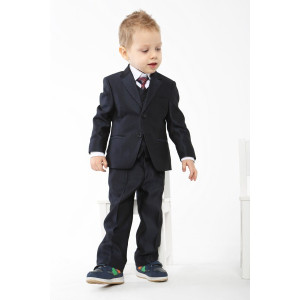 Drægni Suits 3-delt dåpsdress sort