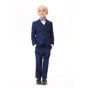 Stan-dar 3-delt blårutete dress